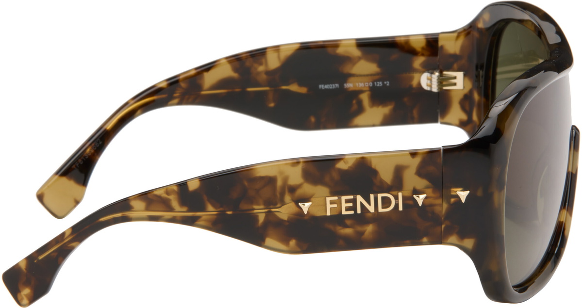 Fendi Tortoiseshell Screen Sunglasses