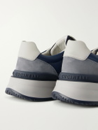 Brunello Cucinelli - Leather and Suede Sneakers - Blue