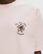 Drôle de Monsieur Slogan Rose Tee pink Mens Shortsleefe