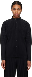 HOMME PLISSÉ ISSEY MIYAKE Black Monthly Color October Shirt