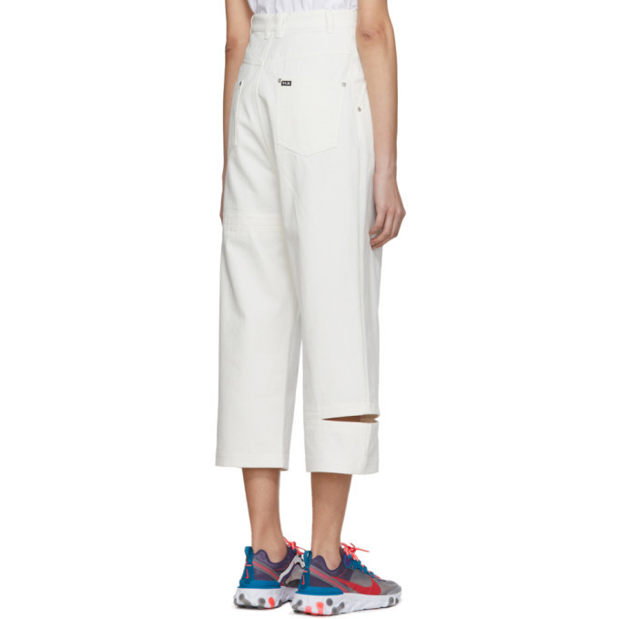 Perks and Mini SSENSE Exclusive White Bri Bri Jeans