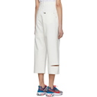Perks and Mini SSENSE Exclusive White Bri Bri Jeans