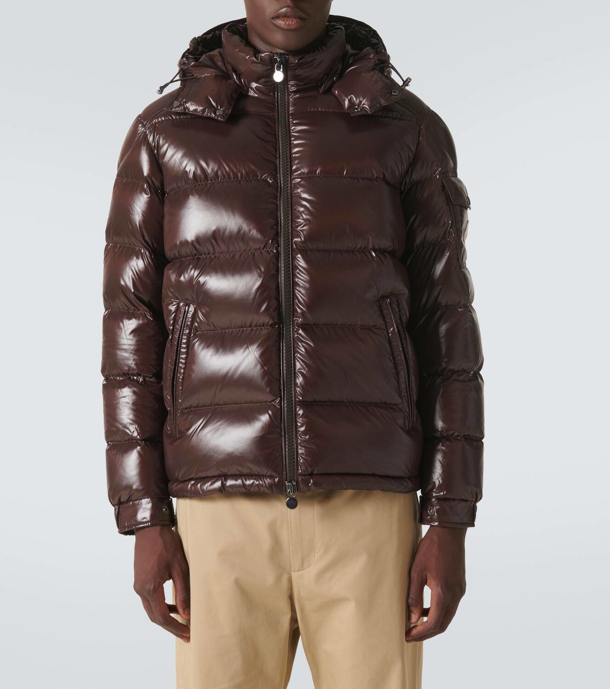 【希少】 MONCLER Maya down jacket ダウン ジャケット ブラウン Moncler Maya down jacket Moncler