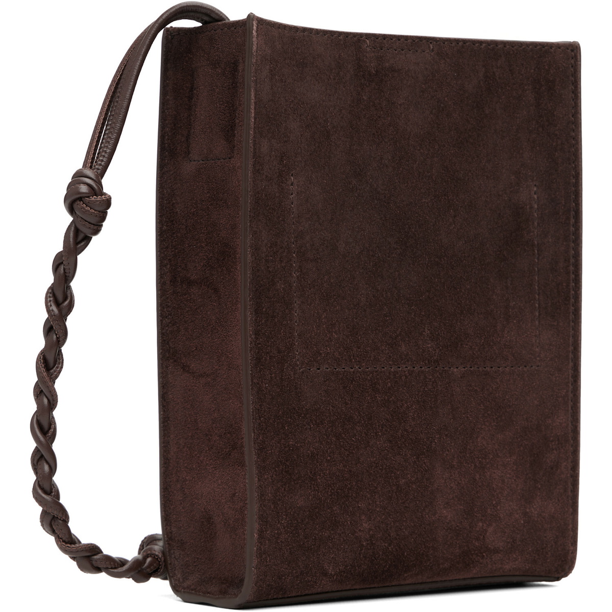 Jil Sander Brown Tangle Small Pouch