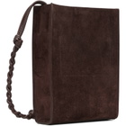 Jil Sander Brown Tangle Small Pouch