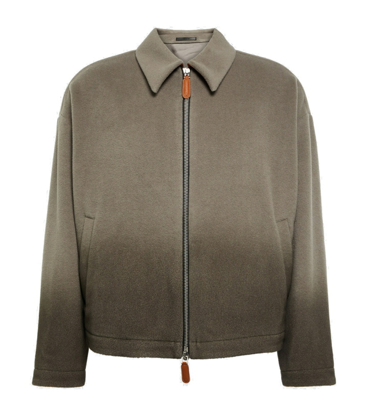 Photo: Giorgio Armani - Cashmere and wool blouson jacket