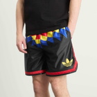 Adidas Men's Basketball Diamond Pack Short in Black/Collegiate Red