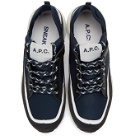 A.P.C. Navy Alvin Sneakers