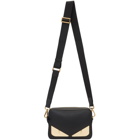 Fendi Black and Gold Bag Bugs Pouch