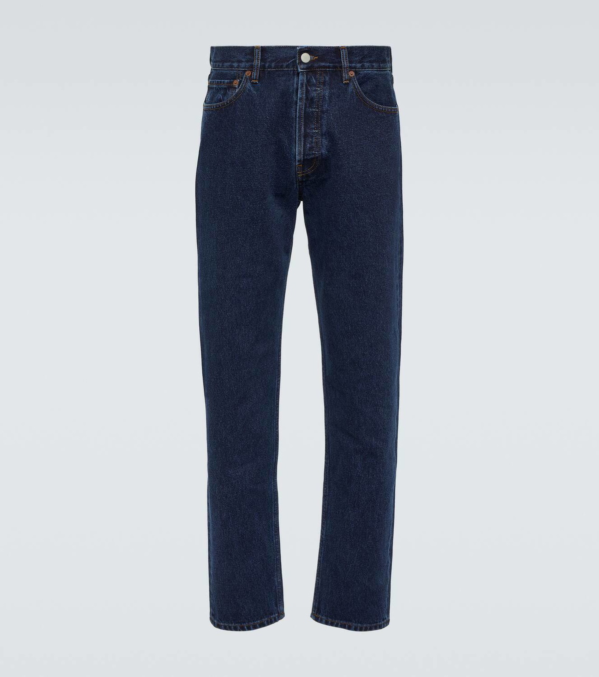 Thom Sweeney Mid-rise straight jeans