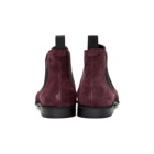 PS by Paul Smith Red Suede Falconer Chelsea Boots