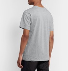 Nike - Sportswear Icon Futura Logo-Print Cotton-Jersey T-Shirt - Charcoal