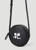 Courrèges - Circle Shoulder Bag in Black