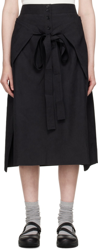 Photo: YMC Black George Midi Skirt