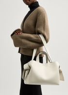 Acne Studios Musubi Leather Tote - White - One Size