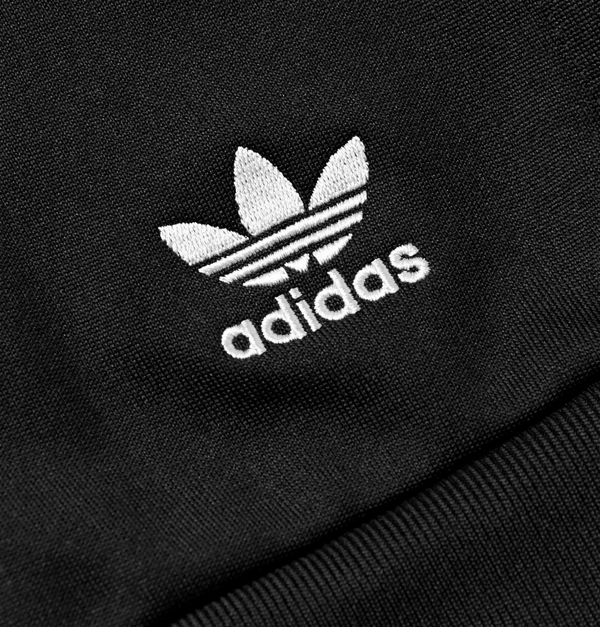 ADIDAS ORIGINALS - - Striped Black Jacket Tech-Jersey Originals Track Logo-Embroidered by Alexander adidas Wang
