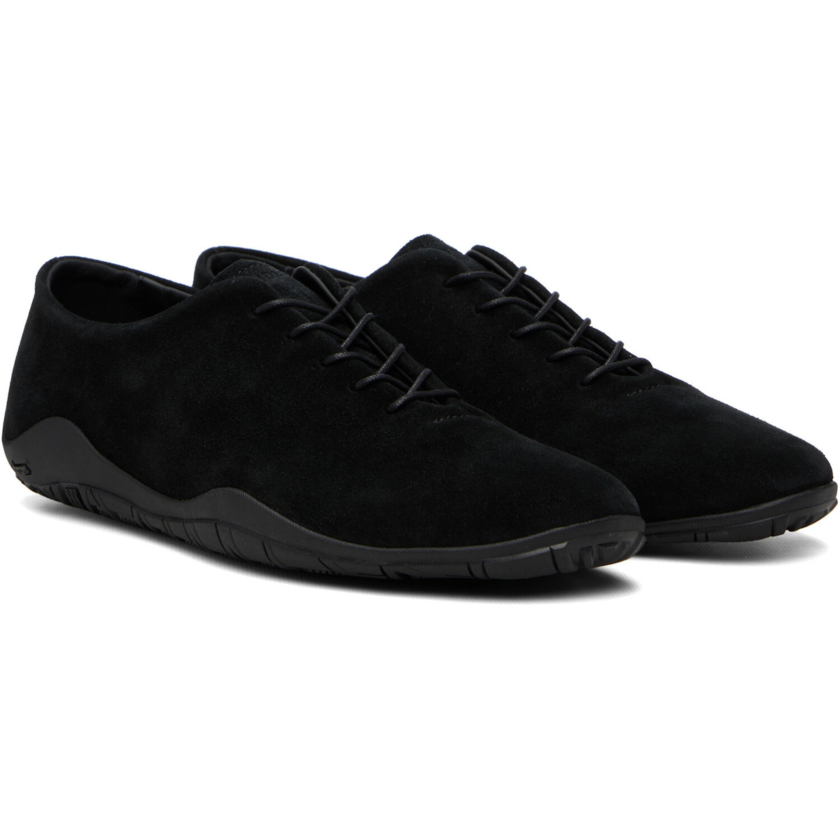 Jil Sander Black Elbe Lace-Up Sneakers
