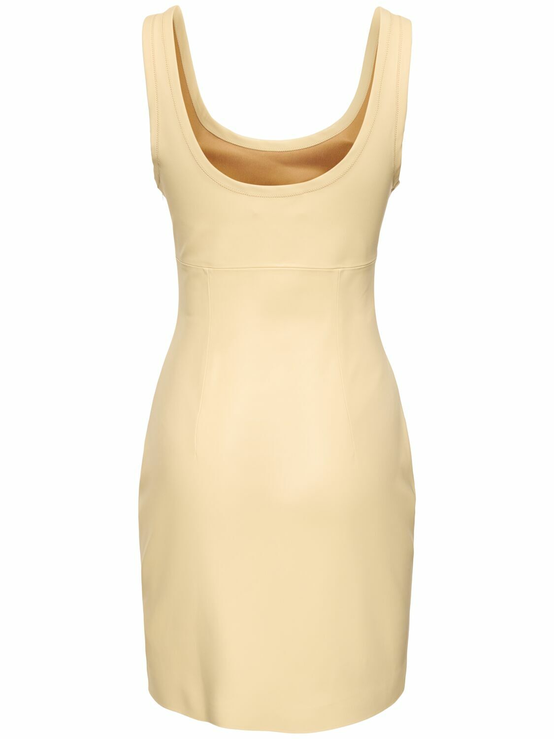 STAND STUDIO Sawyer Faux Leather Mini Dress Stand Studio