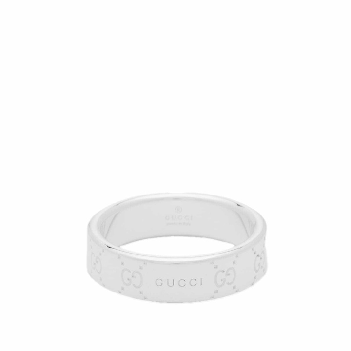 Photo: Gucci Women's Signature GG 6mm Ring in Silver