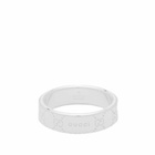 Gucci Women's Signature GG 6mm Ring in Silver
