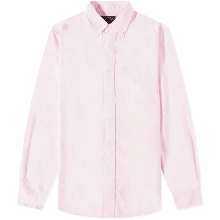 Photo: Beams Plus Men's Button Down Oxford Shirt in Pink