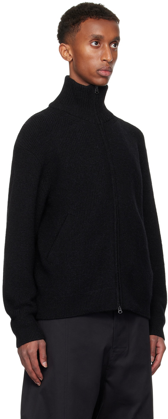 ATON Black Drivers Knit Sweater