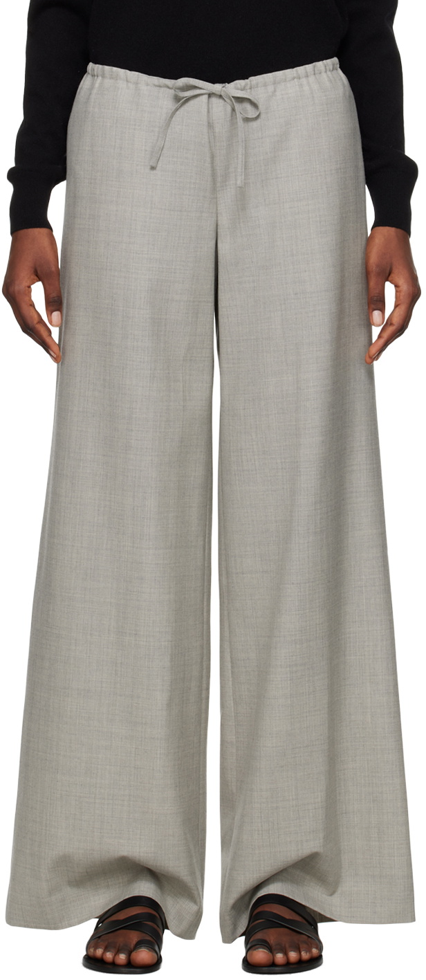 The Row Gray Barrie Trousers The Row