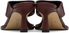 Aeyde Burgundy Olenna Thong Heeled Sandals