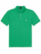 Polo Ralph Lauren - Slim-Fit Stretch-Cotton Piqué Polo Shirt - Green