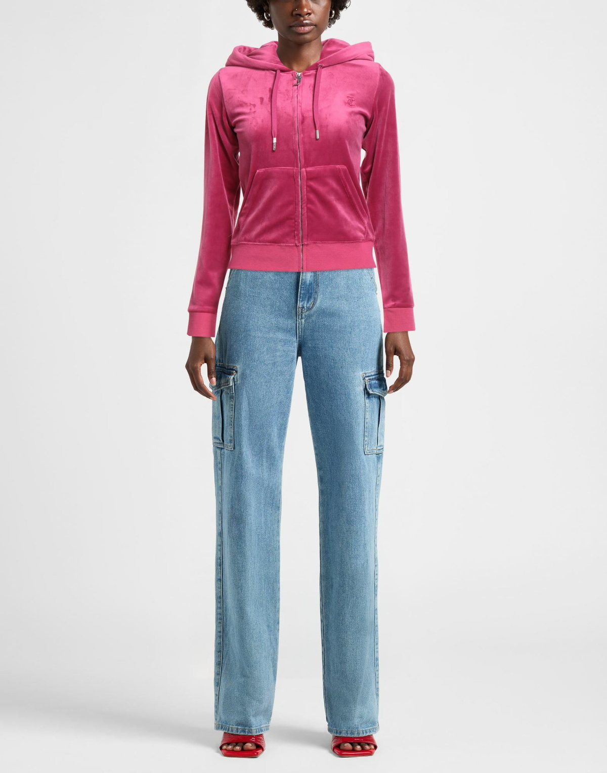 Juicy Couture Womens Sweatshirt Fuchsia