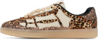 AMIRI Brown Leopard Pacific Bones Sneakers