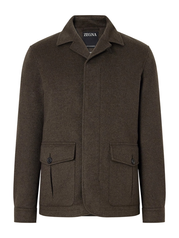 Photo: Zegna - Oasi Cashmere Coat - Green