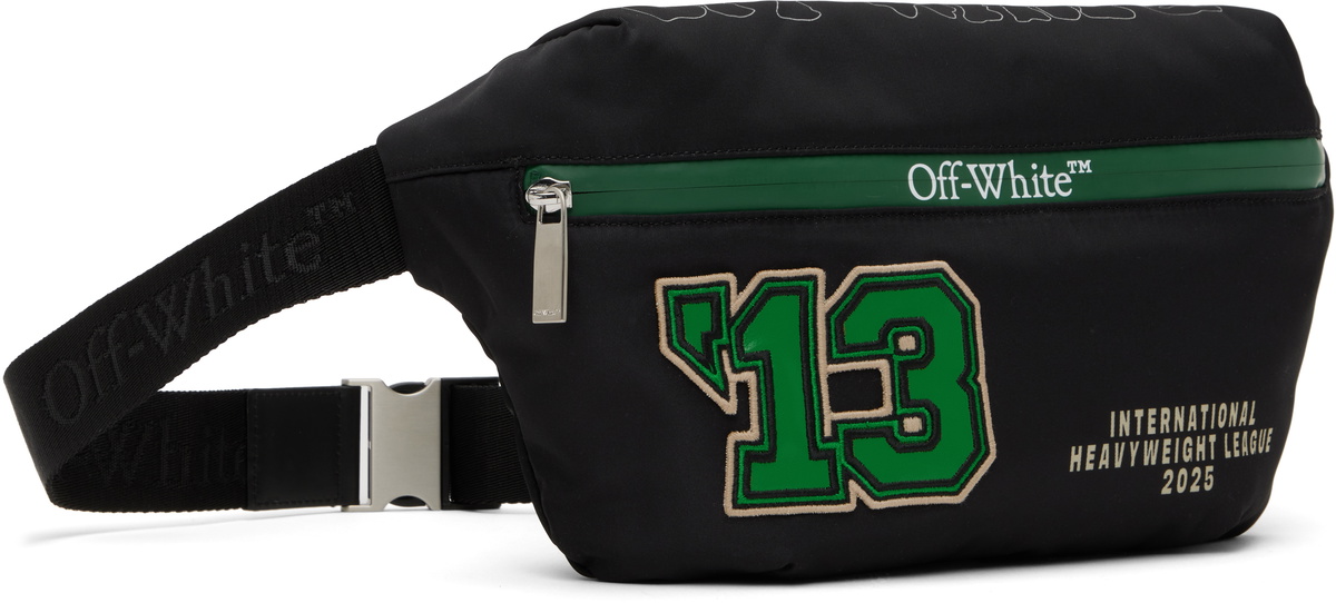 Off-White Black Outdoor Patches Belt Bag
