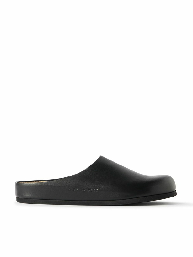 Photo: Common Projects - Leather Clogs - Black