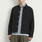 Folk Men's Assembly Jacket in Black Chunky Ripstop