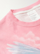 Stockholm Surfboard Club - Printed Organic Cotton-Jersey T-Shirt - Pink