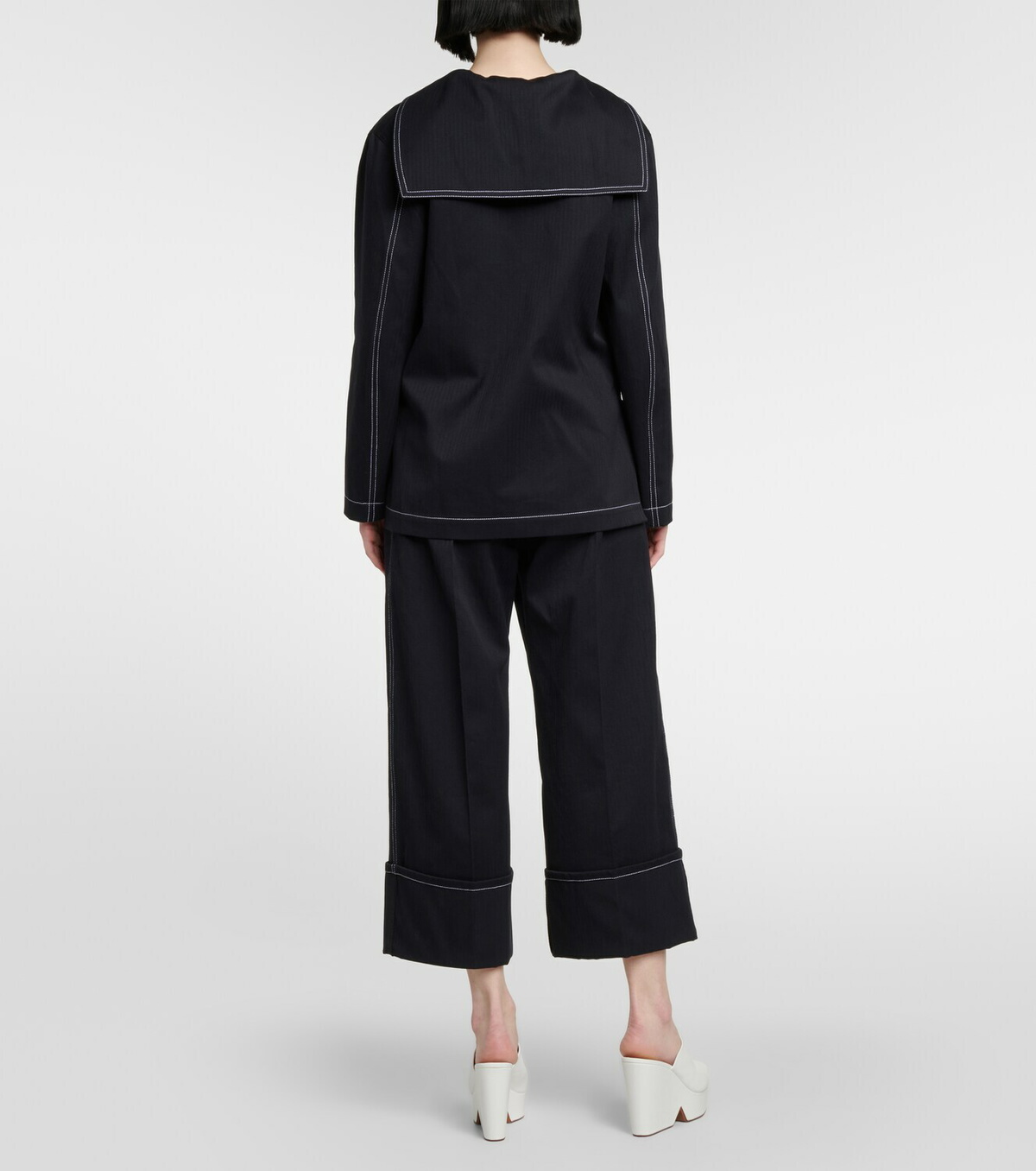 Patou Logo cotton top