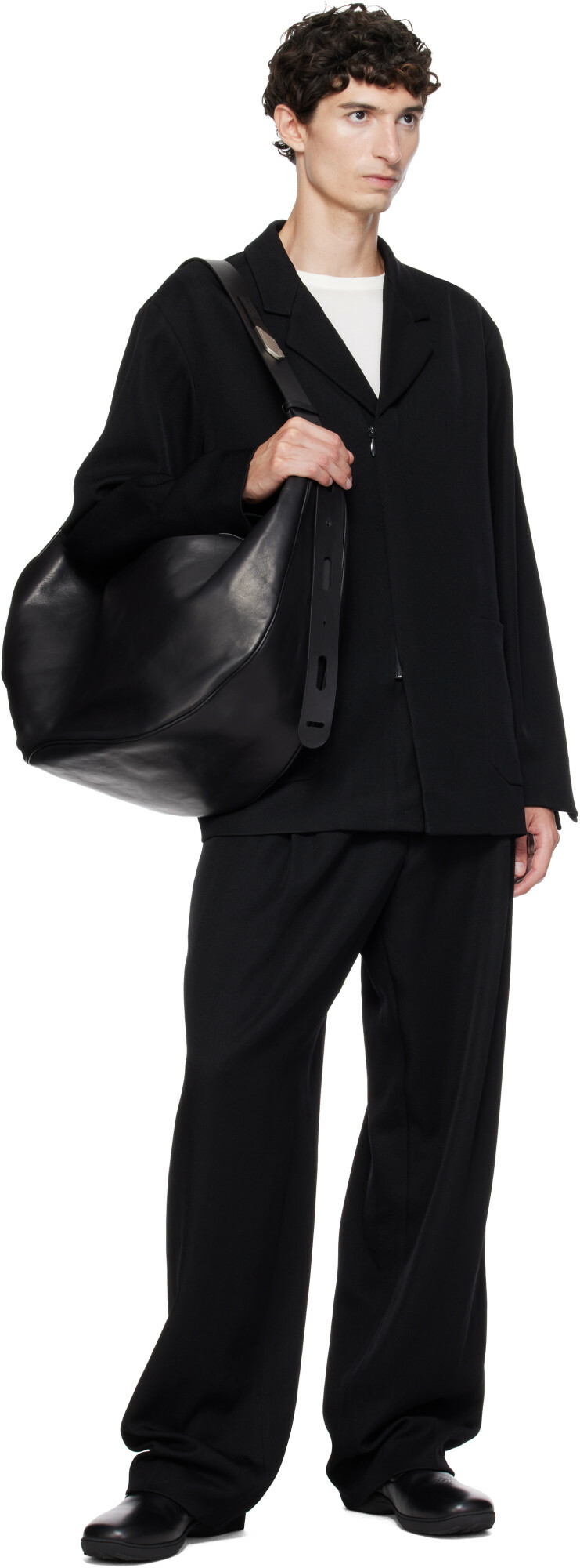 Kiko Kostadinov Black Votive Zip Blazer