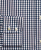 Brooks Brothers Men's Stretch Madison Relaxed-Fit Dress Shirt, Non-Iron Check | Navy
