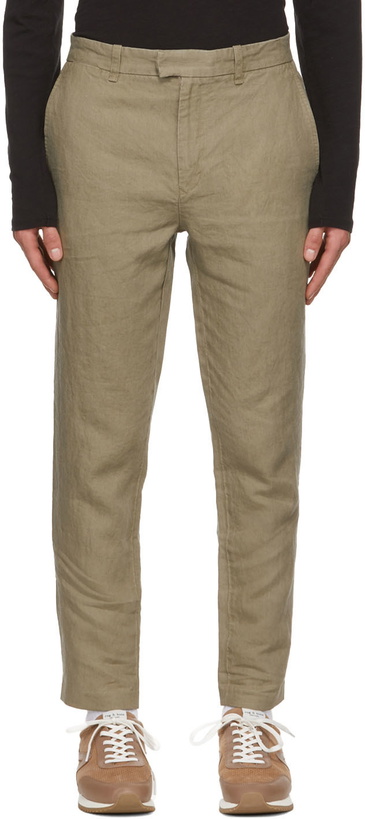 Photo: rag & bone Green Linen Trousers