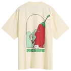 END. X PICANTE Charlie Chilli T-Shirt in Ivory