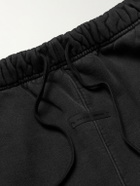 FEAR OF GOD ESSENTIALS - Logo-Print Cotton-Jersey Sweatpants - Black