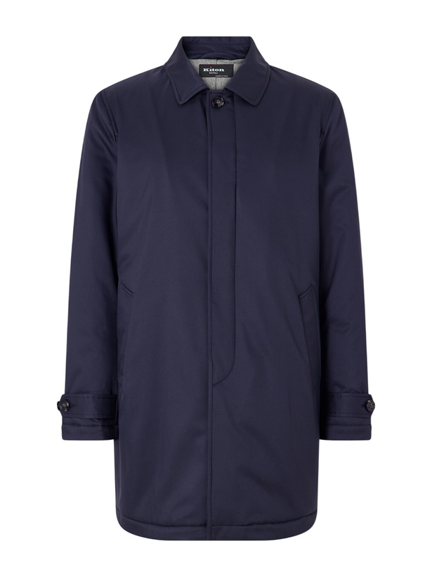 Photo: Kiton - Reversible Padded Twill Jacket - Blue