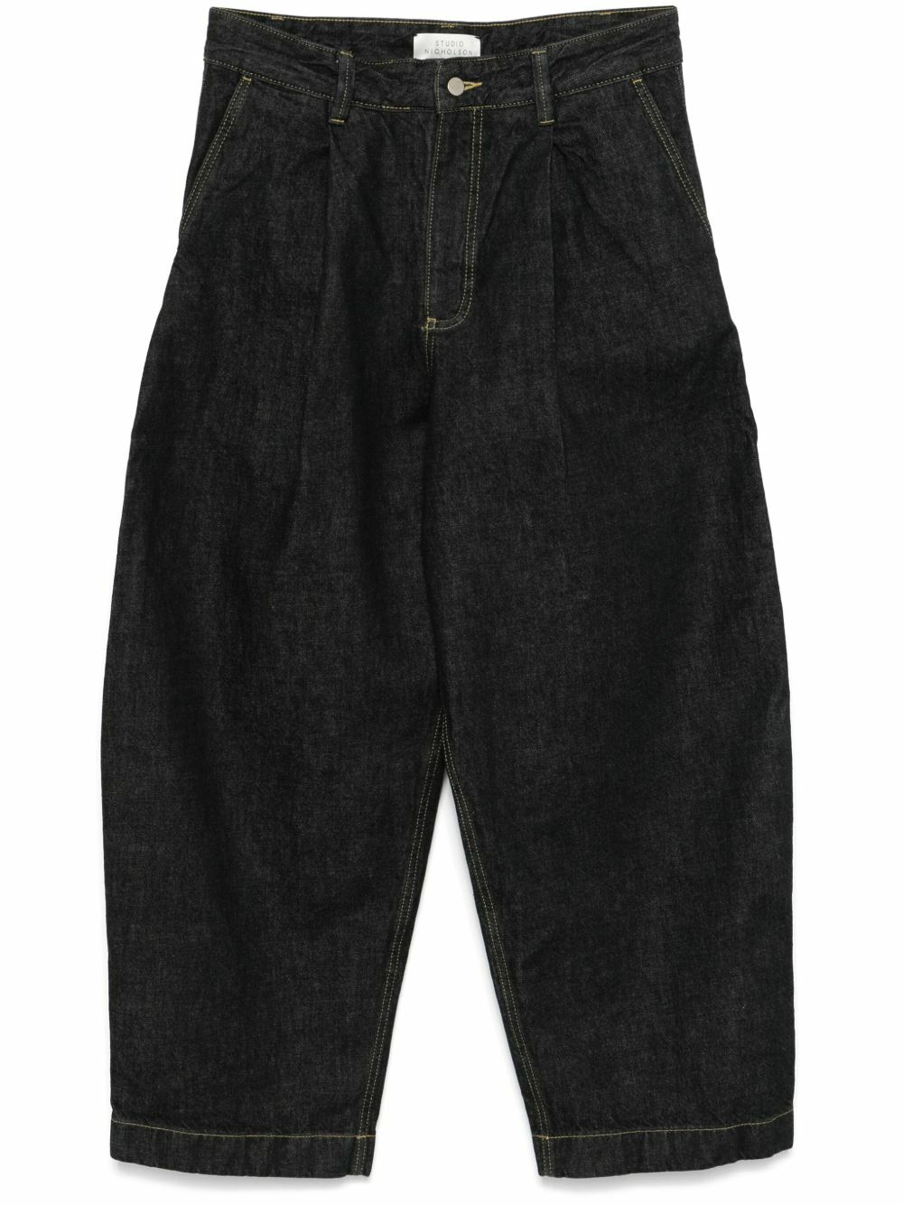 Studio Nicholson Men's Round Leg Denim Pant in Indigo Studio