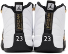 Nike Jordan Kids White & Black Air Jordan 12 Retro Royalty Big Kids Sneakers