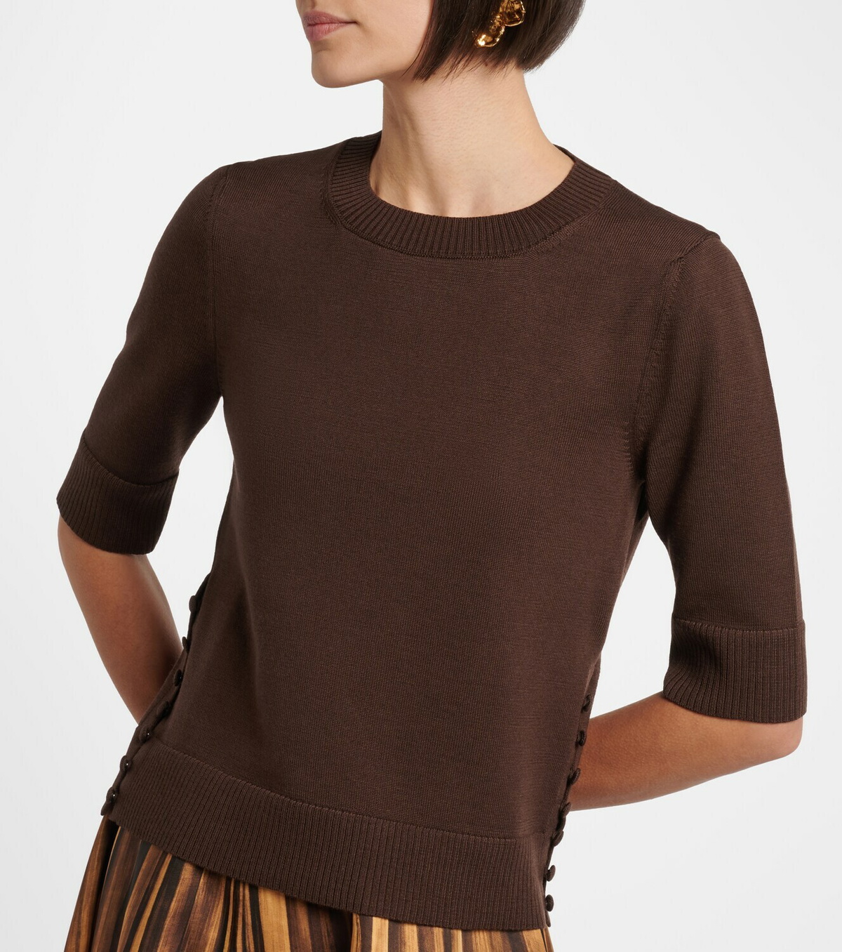 Oscar de la Renta Virgin wool sweater