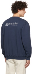 Sporty & Rich Navy 'Fitness Club' Sweatshirt