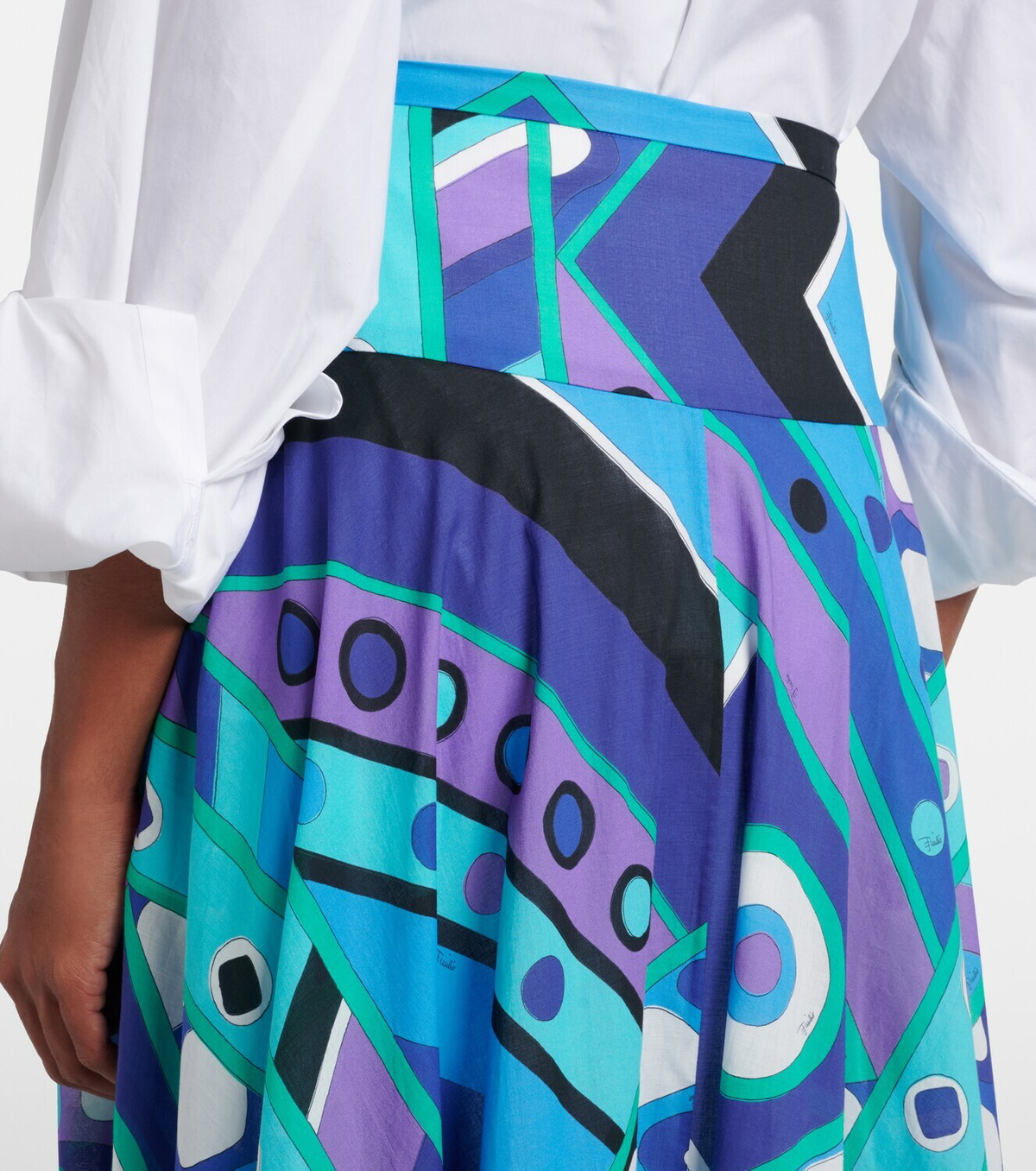 Pucci Vivara cotton maxi skirt