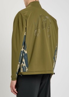Malbon Tour Divot Logo Camouflage Half-zip Stretch-jersey Jacket Multicoloured