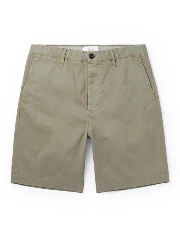 Photo: MR P. - Garment-Dyed Cotton-Twill Bermuda Shorts - Green - UK/US 36